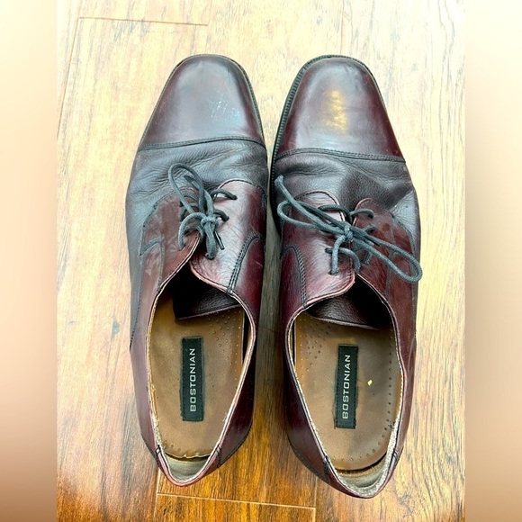 Bostonian Men’s Brown Leather Business Shoes Size 13 - Picture 1 of 8